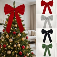 Guirlande décorative personnalisée en velours massif avec nœud papillon, écologique, pour anniversaire, mariage, Noël, escalier, cheminée - Vente en gros