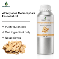 Huile Essentielle Pure à 100% d'Atractylodes Macrocephala Distillée à la Vapeur en Vrac pour l'Aromathérapie et la Réparation Cutanée