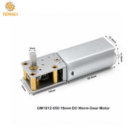 Moteur à engrenages à vis sans fin à angle droit de 90 degrés pour bras robotique 6V 12V DC
