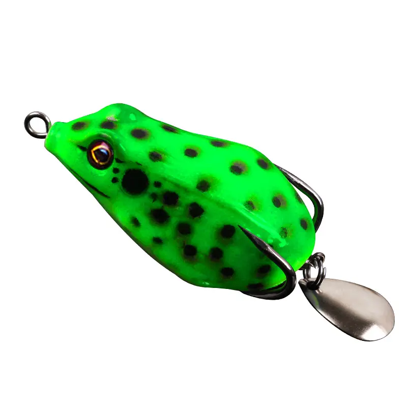 Lure Bait Lei Frog Long Shot New Modified Sequin Small Lei Frog Set Frog Bionic Fishing Bait