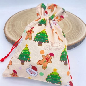 Sac de rangement en velours à cordon de serrage pour bonbons, best-seller, avec logo personnalisé pour emballage cadeau de fêtes - Product Image 5