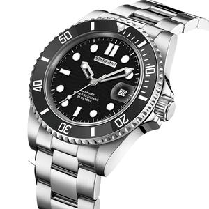 लक्जरी अनुकूलित 316 एल स्टेनलेस स्टील उच्च पानी प्रतिरोध और सुपर चमकदार कार्य पुरुषों की स्वचालित यांत्रिक घड़ी - Product Image 5