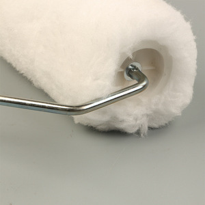 Rouleau à peinture en mousse 18 mm, long, blanc, velours, couleur unie, pour murs intérieurs et extérieurs, peinture au latex, matériaux de construction, bricolage - Product Image 2
