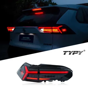 Feux arrière TYPY pour Toyota RAV4 2020-2024, mise à niveau modifiée avec nouveau clignotant dynamique DRL LED, accessoires auto - Product Image 1