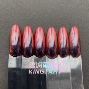 Mới ma thuật màu đen sang màu đỏ hypershift Chrome Tắc Kè Hoa cường độ cao tắc kè hoa sơn xe bột màu - Product Image 4