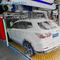 Máquina de Lavado de Autos Automática con Secadora, Máquina de Lavado de Autos Sin Contacto, Totalmente Automática, Pequeña
