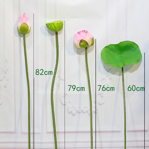 Fiore di Loto Artificiale Realistico a Prezzo all'Ingrosso, Piccolo Bouquet di Fiori di Loto e Foglie in Vaso - Product Image 6