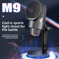Kit d'équipement de podcast professionnel Microphone filaire Portable Live Stream Studio enregistrement Microphone de jeu à condensateur