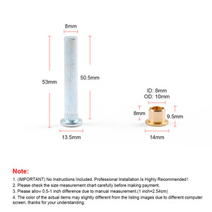 Kit de Reparación de Pasadores y Bujes de Bisagra de Puerta para Nissan Navarra 97-05, Producto de Comercio Electrónico Transfronterizo, Gran Venta - Product Image 5