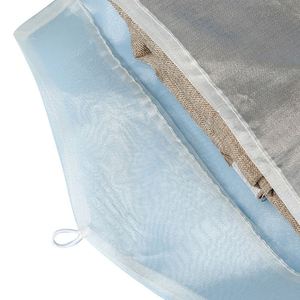 Sacs enveloppes personnalisés en organza 30*30cm avec bouton grenouillère, pochette cadeau transparente pour foulards, bijoux, emballage de mariage - Product Image 5