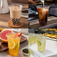 89mm 14oz Doorzichtige PLA Wegwerp Koffiebeker Dikke Plastic Melkthee Koffie Fruitthee Beker