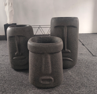 Pot de fleurs de jardin en fibre de verre de haute qualité, écologique, durable, sculpté à la main, couleur personnalisée, pour la décoration de la maison, des hôtels et des centres commerciaux