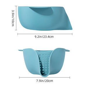 Nouveau panier en silicone alimentaire pour cuisine, résistant aux hautes températures, pour salade de fruits, compatible lave-vaisselle - Product Image 6