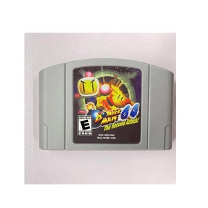 Versión de EE. UU. Juegos Retro N64 en idioma inglés en stock para videojuegos <span class=keywords><strong>Bomberman</strong></span> 64 the Second Attack - Product Image 1