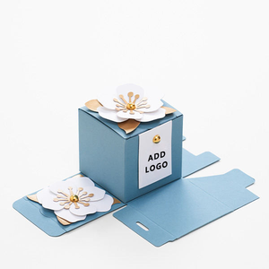 Wedding favor <b>box</b> candy gift <b>box</b> paper wedding <b>box</b> <b>party</b> favor <b>box</b> foldable candy <b>box</b> square paper gift <b>box</b> - Product Image 2
