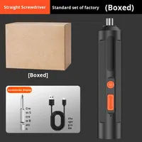 Tournevis électrique rechargeable, mini perceuse pistolet pour l'installation de meubles à domicile avec un couple maximal de 3,5 Nm