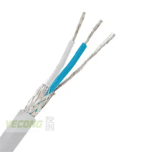 2*0.15 mm2 - 6*0.2 mm2 PTFE gümüş kaplama bakır kalkan tel çok çekirdekli kablo
