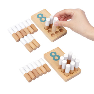 Toán Học Tập Hội Đồng Quản Trị Trò Chơi Trẻ Em Số Nhận Thức Phù Hợp Với Đồ Chơi Đếm Bằng Gỗ Giáo Dục Sớm Đồ Chơi - Product Image 4