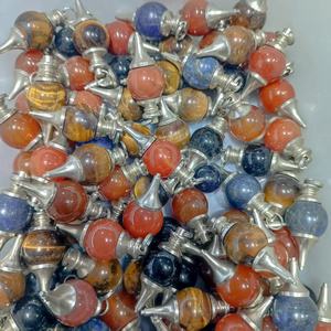 Chakra Reiki boule de guérison améthyste <span class=keywords><strong>radiesthésie</strong></span> <span class=keywords><strong>radiesthésie</strong></span> pendule pierre précieuse naturelle cristal Wiccan outil Feng Shui sept Chakra - Product Image 4