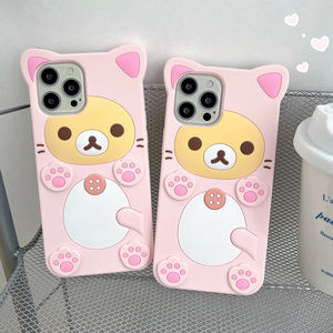 <span class=keywords><strong>Coque</strong></span> en silicone souple 3D motif ours <span class=keywords><strong>kawaii</strong></span> pour <span class=keywords><strong>iPhone</strong></span> 17 16 15 14 13 12 Mini 11 Pro X XS Max XR 6 6S 7 8 Plus <span class=keywords><strong>SE</strong></span> - Product Image 2