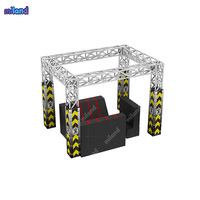 Équipement de parc Ninja Warrior sur mesure pour centres commerciaux : Mur d'escalade, tunnel d'aventure, obstacle en fibre de verre