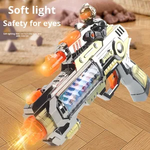 Giocattolo Elettrico per Bambini a Forma di Pistola con Vibrazione Telescopica, Simulazione di Spruzzo, Luci e Suoni, in Plastica ABS, per Bambini 3-6 Anni - Product Image 5