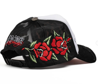 Ed X Sad Boyz Baseball Cap Geborduurd Schedel Hart Design Punk Sportief Straat Verstelbaar Unisex Single Breasted Buckle Gorras Hoed