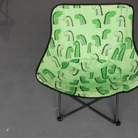 Chaise de camping pliante moderne d'extérieur, portable, ultra-légère, en acier inoxydable, en tissu Oxford 900D, pour la plage, le parc, l'hôtel, grande forme de lune