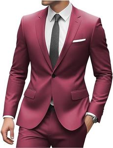 <span class=keywords><strong>Tuta</strong></span> da smoking classica da <span class=keywords><strong>uomo</strong></span> <span class=keywords><strong>Beige</strong></span> 2 pezzi Slim Fit giacca con risvolto e pantaloni traspiranti per matrimonio e Business - Product Image 2