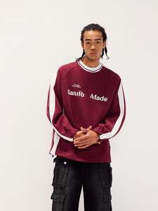 Sweat-shirt unisexe à capuche et épaules tombantes, uni, en polyester/coton, respirant, avec impression sérigraphiée sur le devant, en molleton, idéal pour l'automne - Product Image 2