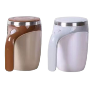 Gobelet mélangeur électrique magnétique automatique portable de 12 oz, tasse à café en acier inoxydable, alimenté par USB, écologique, applicable à tous