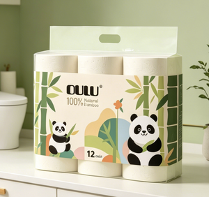 Papel Higiénico <span class=keywords><strong>OULU</strong></span> Económico y Ecológico, 100% Pulpa de Bambú Pura, Resistente y Desechable por el Inodoro - Product Image 2