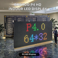Módulo de Pantalla LED Interior a Todo Color P4 SMD SDK, Brillo de 800cd, Resolución 4K, Video Wall, Publicidad para Negocios de Autoservicio