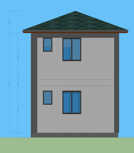 Solution de vie extérieure préfabriquée pour petite <span class=keywords><strong>maison</strong></span> moderne de 2 étages avec design graphique pour <span class=keywords><strong>application</strong></span> extérieure - Product Image 4