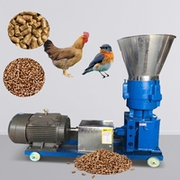 Machine à granulés d'aliments pour animaux à haute efficacité, 150-200 kg/h, prix compétitif, petite machine pour usage domestique, moulin à granulés d'aliments pour volailles