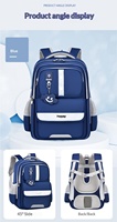 Sac à dos scolaire pour enfants en gros, grande capacité, imperméable, avec coussin d'air, pour garçons et filles, élèves du primaire