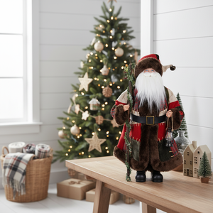 Statuette di Babbo Natale a Grandezza Naturale in Stile Vintage per Negozi, Prezzo all'Ingrosso - Product Image 2