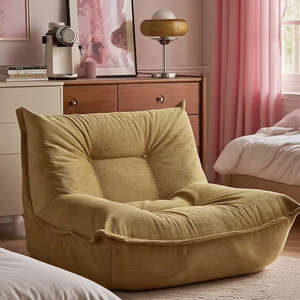 Sofá Individual Multifuncional Moderno, de Esponja, con Tela Bouclé Rectangular, Reclinable, para Hotel/Villa/Apartamento, Mueble de Descanso - Product Image 4