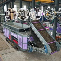 MSTD670 Usine de recyclage mobile sur chenilles pour la récupération de ferraille d'aluminium, de déchets d'appareils électroménagers, de réfrigérateurs et de climatiseurs