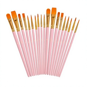 Juego de Pinceles de Pintura al Óleo de Alta Calidad con Mango de Madera, Pelo de Nailon y Paleta para Arte/Pintura - Product Image 3
