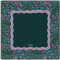 Tapis de Mahjong 31,5 pouces 3 mm Antidérapant Résistant à l'usure Tapis de Table de Mahjong Floral Bohème Accessoires de Mahjong Américain Tapis de Jeu Enroulable