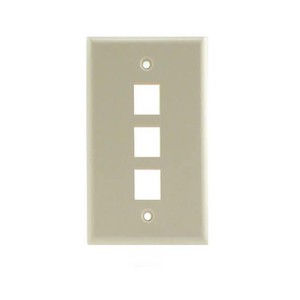 Mỹ Mỹ cổ điển nhựa RJ45 <span class=keywords><strong>Keystone</strong></span> mặt tấm cổng 1,2,3,4,6 - Product Image 6