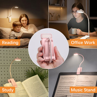 Lampe de bureau LED à clip USB, bras flexible réglable, pliable, pour lecture au lit, au bureau ou en voyage – Vente en gros usine