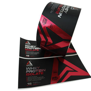 Hot Selling Luxus Spot UV Markenname Wasserdichtes Rechteck Etikett Hersteller für Vitamin Nahrungs ergänzungs mittel Etikett - Product Image 3