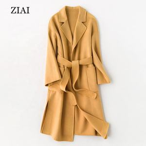 <span class=keywords><strong>Manteau</strong></span> en <span class=keywords><strong>laine</strong></span> à fente ouverte Veste en cachemire double face pour <span class=keywords><strong>femme</strong></span> Modèles d'explosion Vêtements pour <span class=keywords><strong>femme</strong></span> simples et élégants - Product Image 4