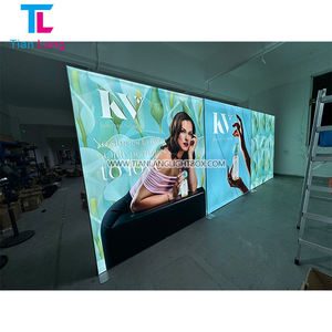 TianLang Stretch Fabric <b>Backdrop</b> Trade Show Advertising Equipment LED Metal Light Box <b>Stand</b> Fabric Lightbox - Product Image 5