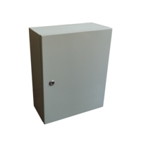 Boîtier de distribution polyvalent IP65 en acier laminé à froid poli pour électronique et instruments YQBOX ME504020