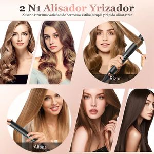 Catokan Rambut Profesional Elektrik Pelurus Rambut Keratin Treatment Lapisan Keramik 2 in 1 Layar LED - Product Image 2