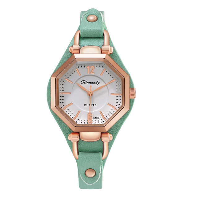 WJ-11429 Slim Leather Strap Hot Sale Women Watch Fashion Quartz Movement Female Watch Wholesale Ladies Wrist Watch