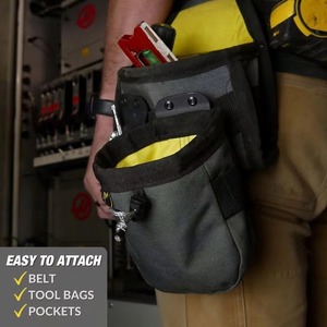 Échantillon Gratuit : Sacoche de Ceinture pour Outils, Sac à Vis et Clous pour Électricien, Plombier, Charpentier, Entrepreneur – Petite Pochette Utilitaire - Product Image 6